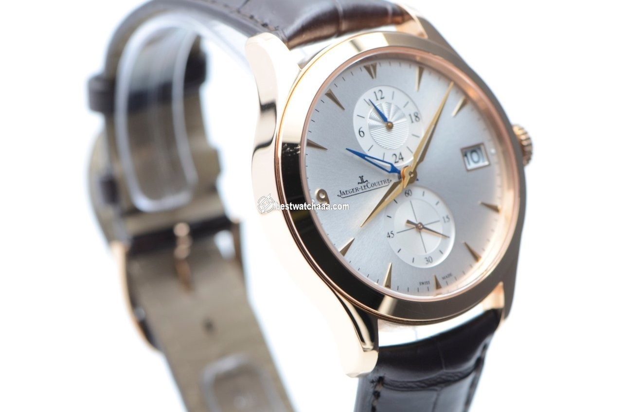 IMG_9081 Jaeger-LeCoultre Master Hometime Mens watch Unisex Automatic Rose gold Q1622530 Replica 6