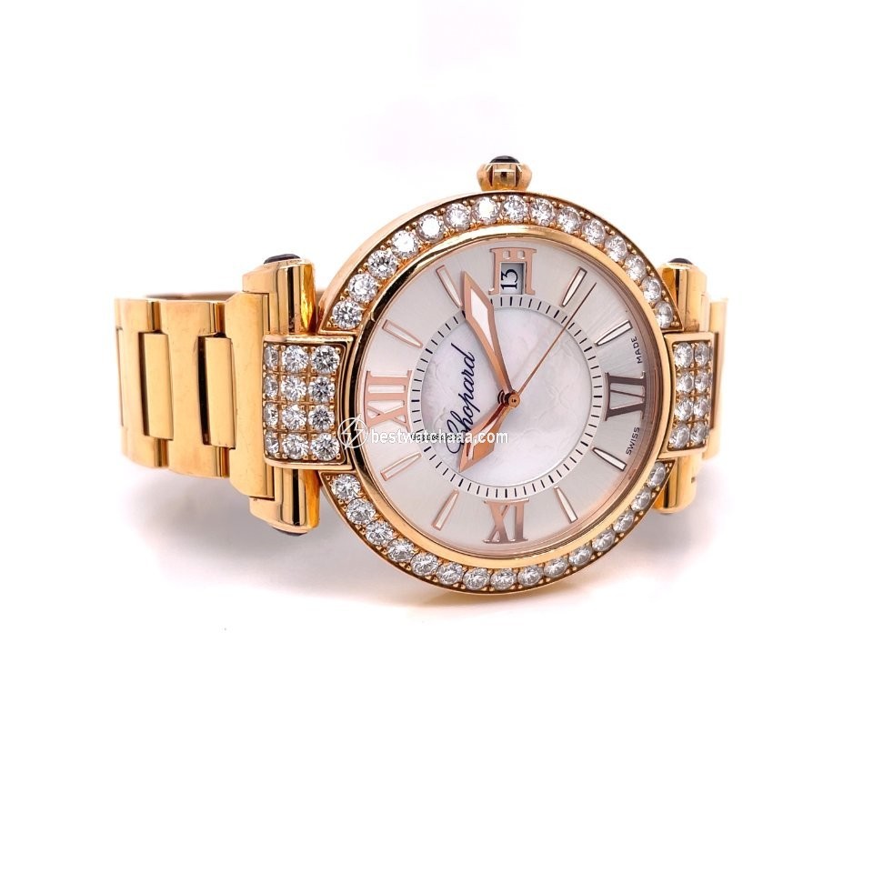 IMG_9081 Chopard Imperiale Womens watch Automatic Rose gold 38 4241-5004 Replica 7