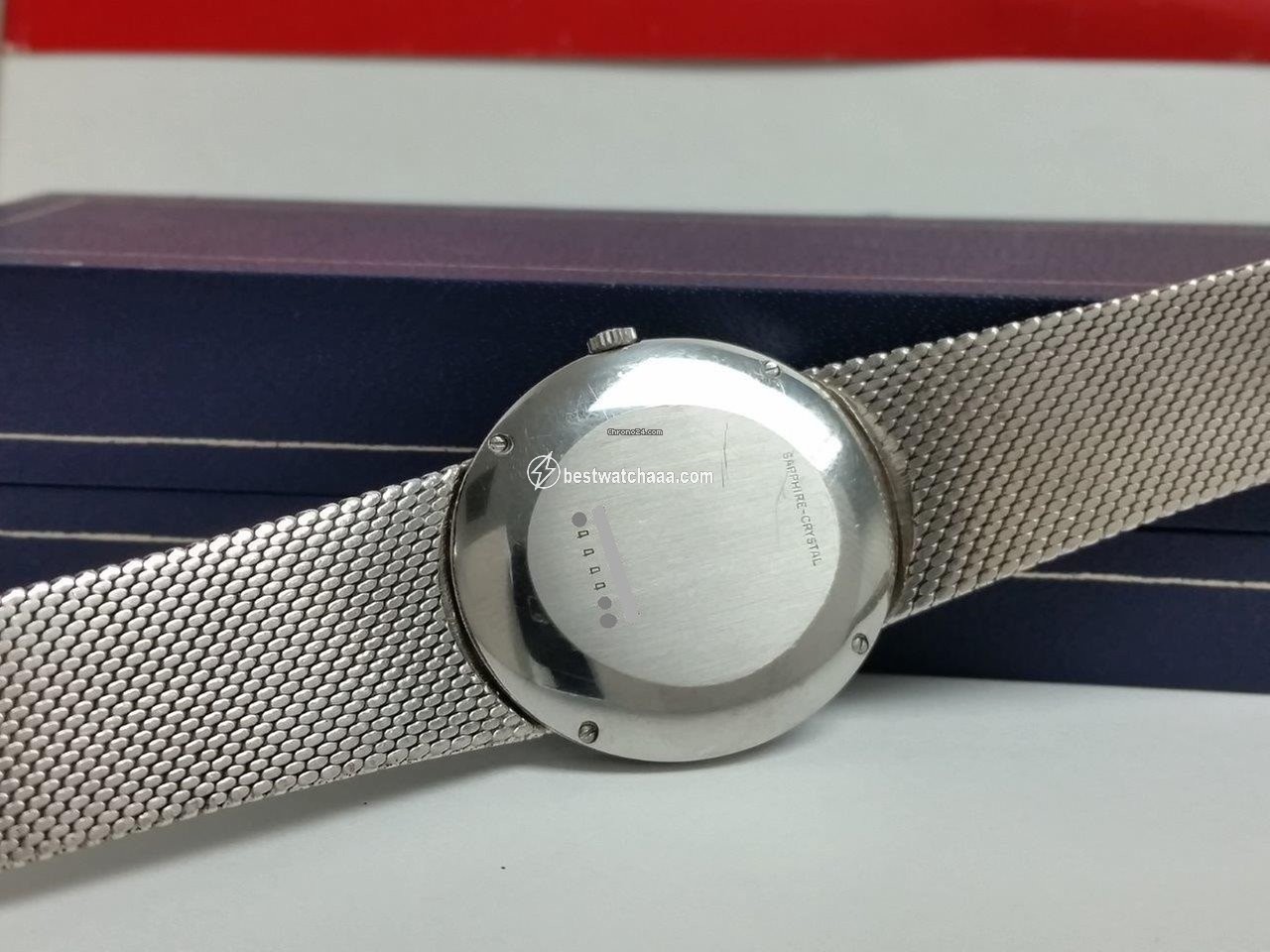 IMG_9081 Jaeger-LeCoultre Mens watch Unisex Automatic White gold jaeger 5002-42 Replica 7