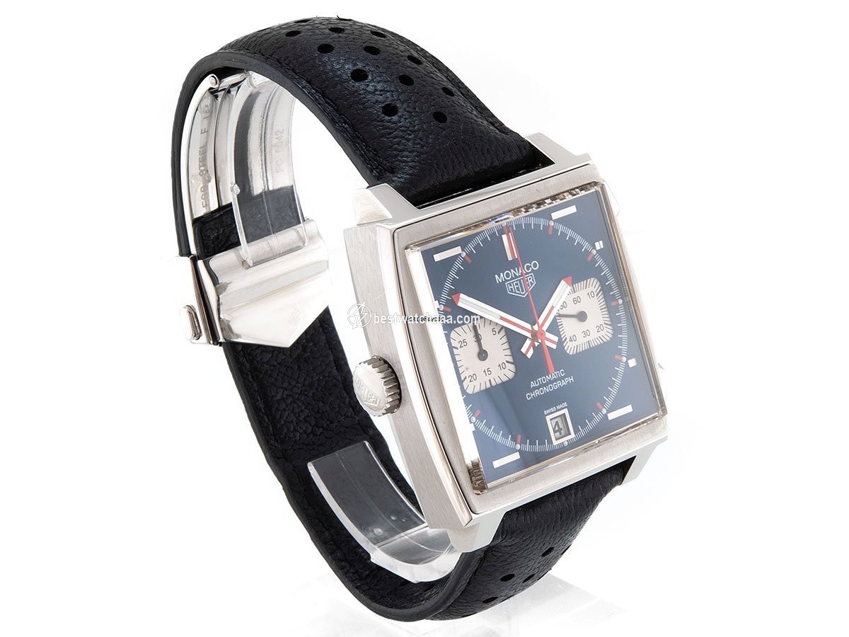 IMG_9081 TAG Heuer Monaco Calibre 11 Mens watch Unisex Automatic Steel CAW211A EEJ5449 Replica 7
