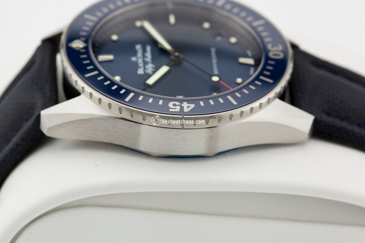IMG_9081 Blancpain Fifty Fathoms Bathyscaphe Mens watch Unisex Automatic Steel 5100-1140-O52A Replica 7