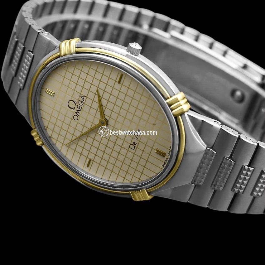 IMG_9081 Omega De Ville Mens watch Unisex Quartz Gold Steel AB 2 Replica 7