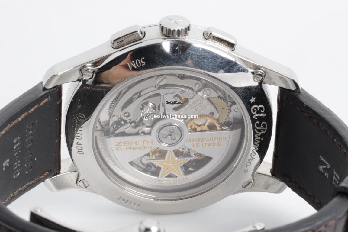 IMG_9081 Zenith El Primero Chronomaster Mens watch Unisex Automatic Steel 01.0240.410 Replica 7