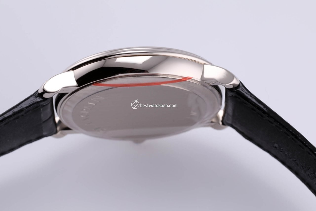 IMG_9081 Blancpain Villeret Mens watch Unisex Manual winding White gold 6616-1527-55B Replica 7