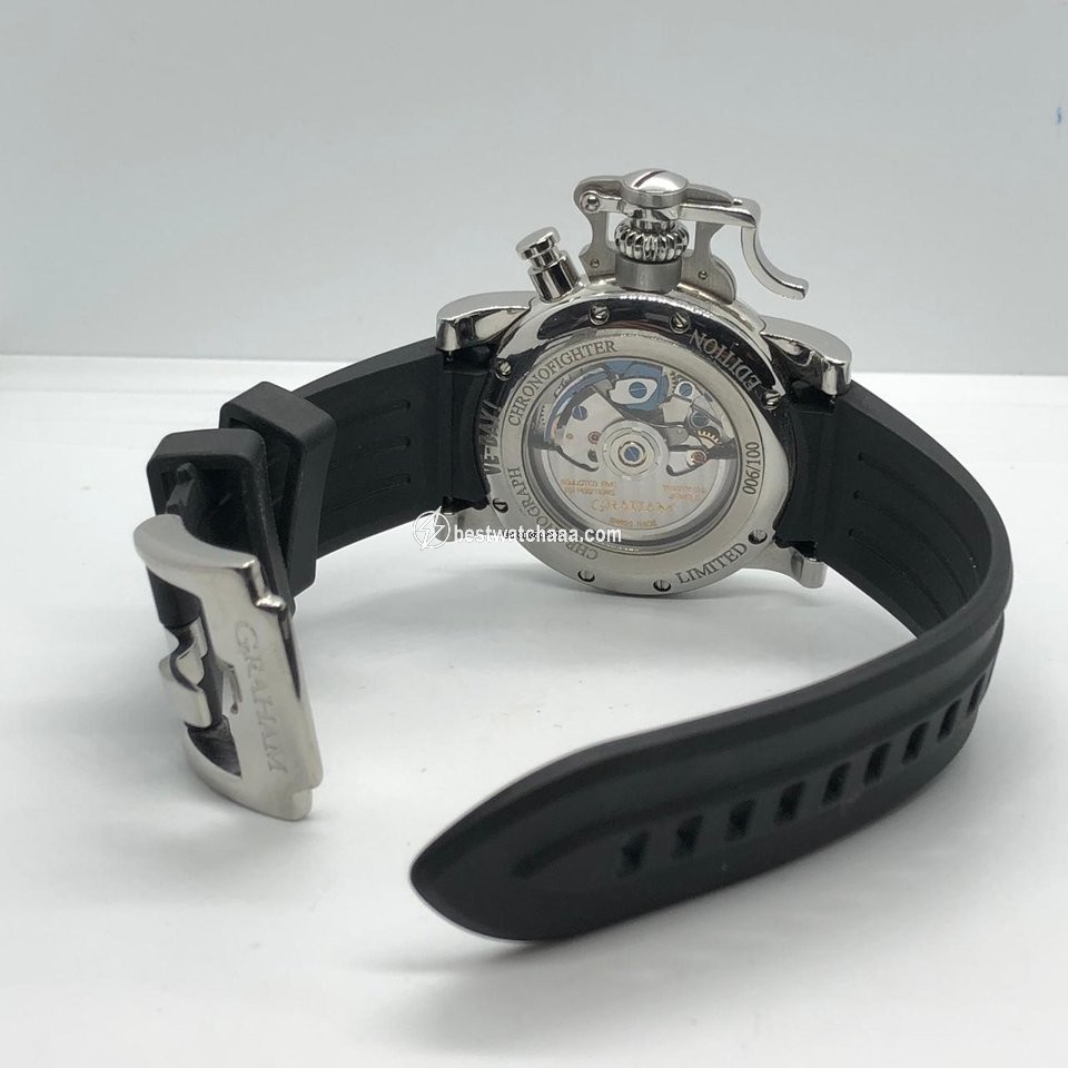 IMG_9081 Graham Chronofighter Mens watch Unisex Automatic Steel 2CFBS.S01A.L30B Replica 7