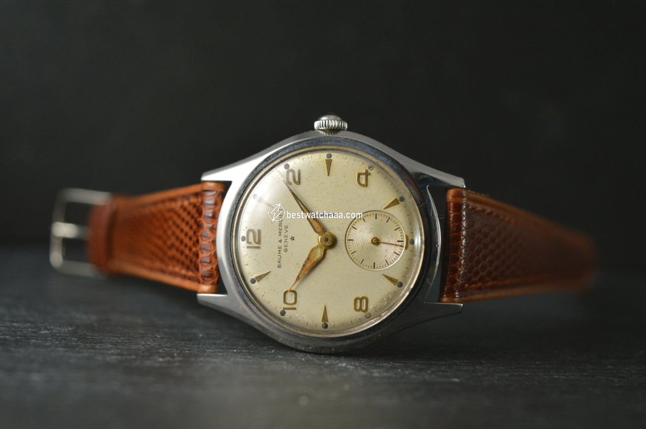 IMG_9081 Baume & Mercier Mens watch Unisex Manual winding Steel 1116 Replica 7