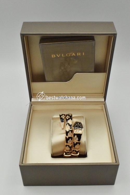 IMG_9081 Bulgari Serpenti Womens watch Quartz Rose gold 101986 Replica 7