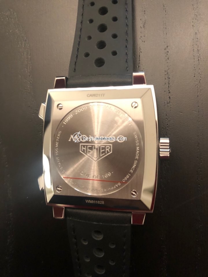 IMG_9081 TAG Heuer Monaco Mens watch Unisex Automatic Steel CAW211Y.FC6469 Replica 7