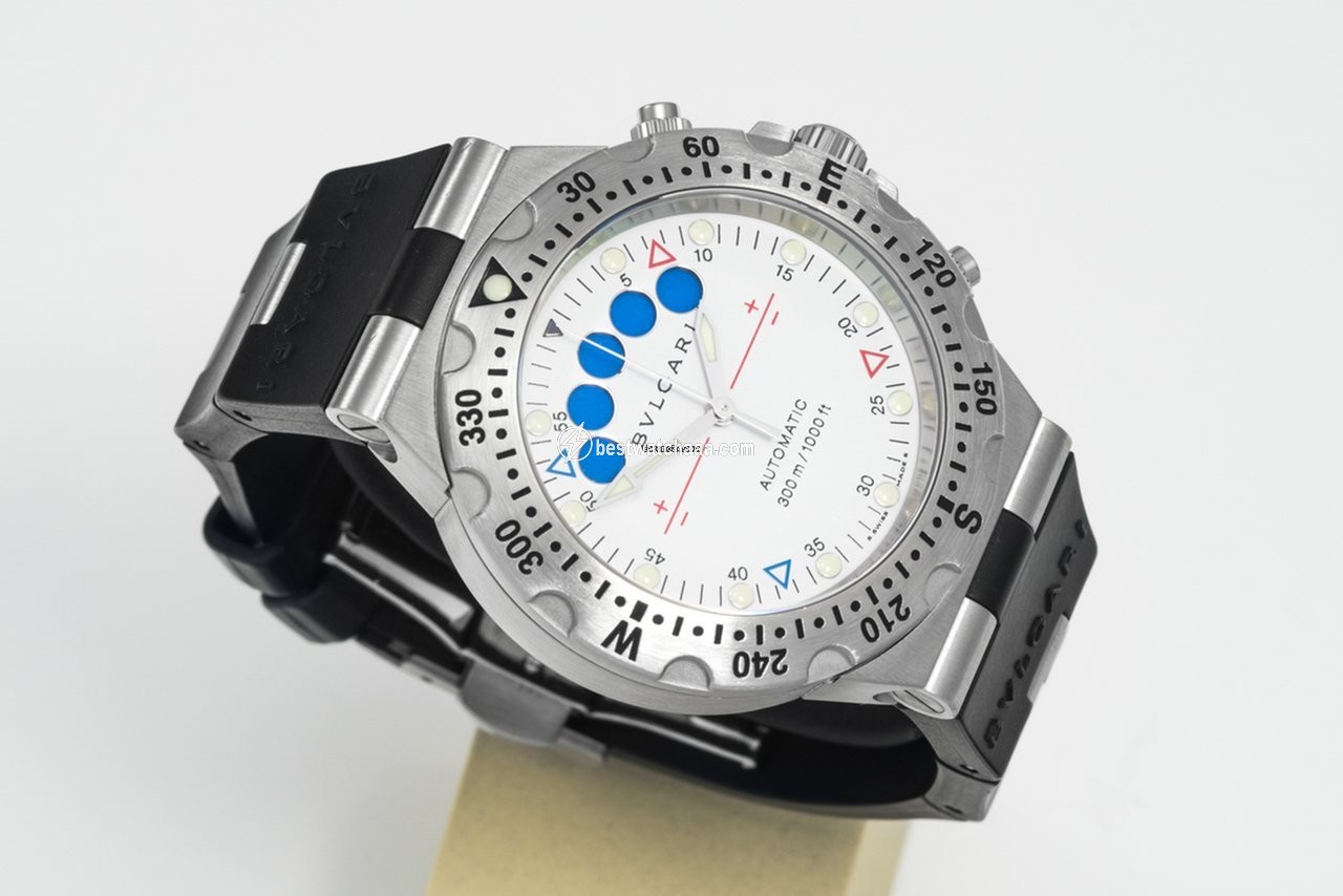 IMG_9081 Bulgari Diagono Mens watch Unisex Automatic Steel SD 40 S RE Replica 7