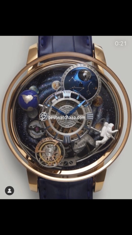 IMG_9081 Jacob & Co. Astronomia Mens watch Unisex Manual winding Rose gold AM500.40.AC.SD.A Replica 7