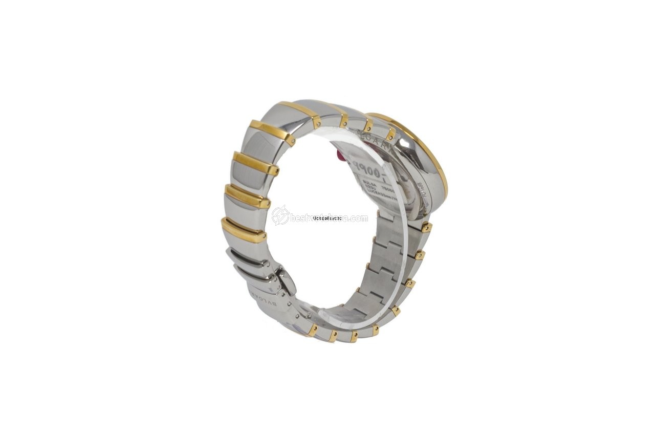 IMG_9081 Bulgari Lucea Womens watch Automatic Gold Steel LUP33SG Replica 7
