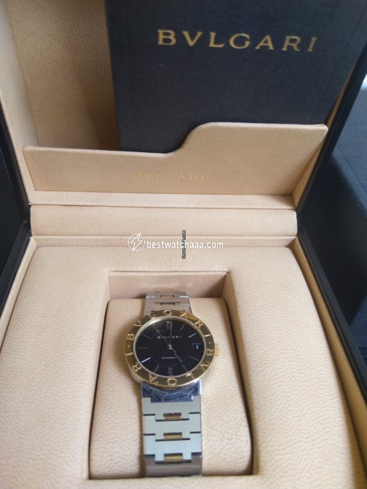 IMG_9081 Bulgari Bulgari Mens watch Unisex Automatic Gold Steel BB 33 SG AUTO Replica 7