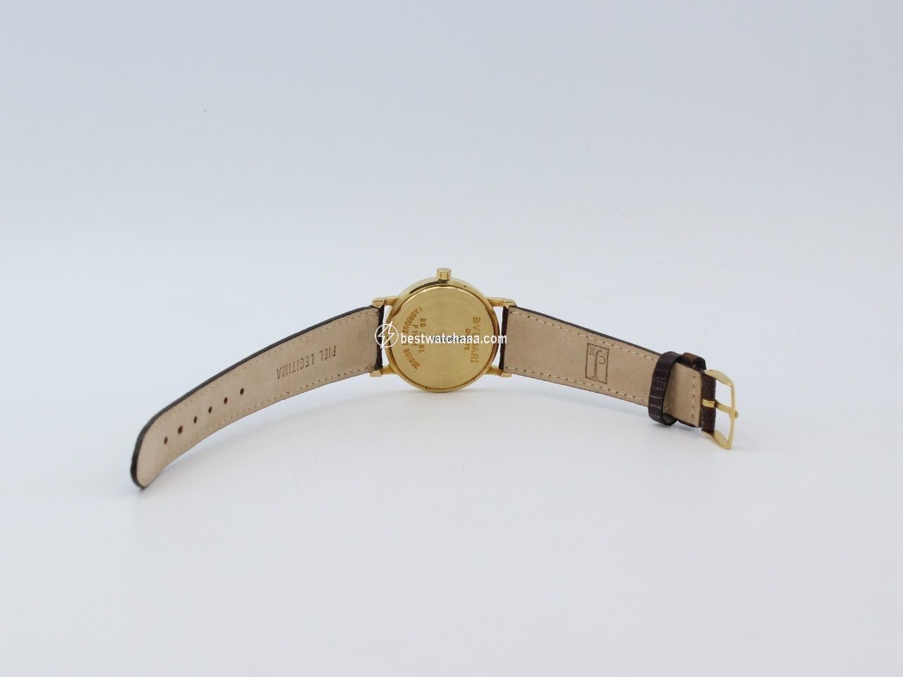 IMG_9081 Bulgari Bulgari Womens watch Quartz Yellow gold BB 30 BL Replica 7