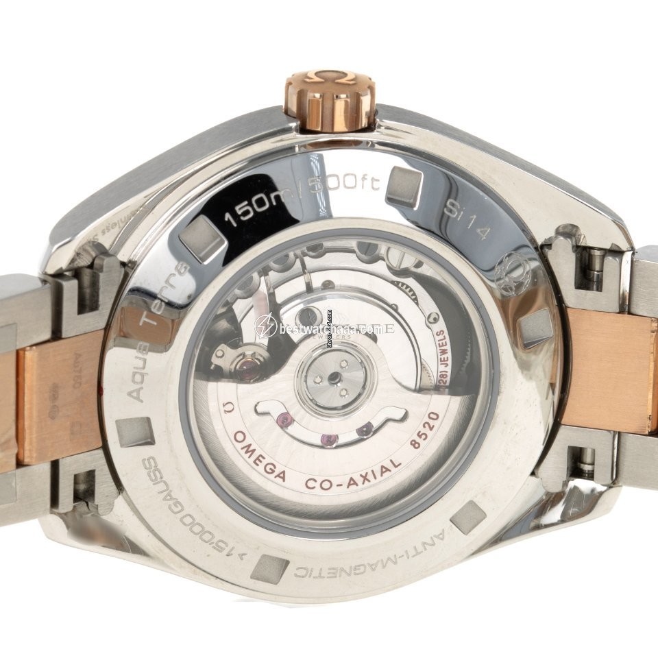 IMG_9081 Omega Seamaster Aqua Terra Womens watch Automatic Gold Steel 231.20.34.20.55.001 Replica 7