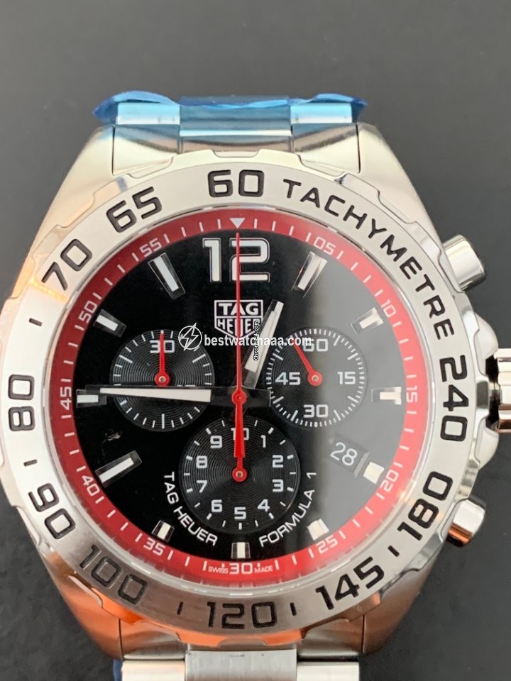 IMG_9081 TAG Heuer Formula 1 Quartz Mens watch Unisex Quartz Steel CAZ101Y.BA0842 Replica 7