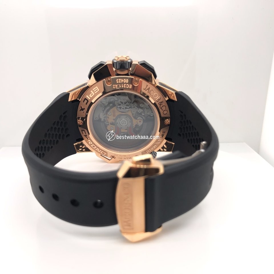 IMG_9081 Jacob & Co. Mens watch Unisex Automatic Rose gold EC311.42.PD.BN.A Replica 7