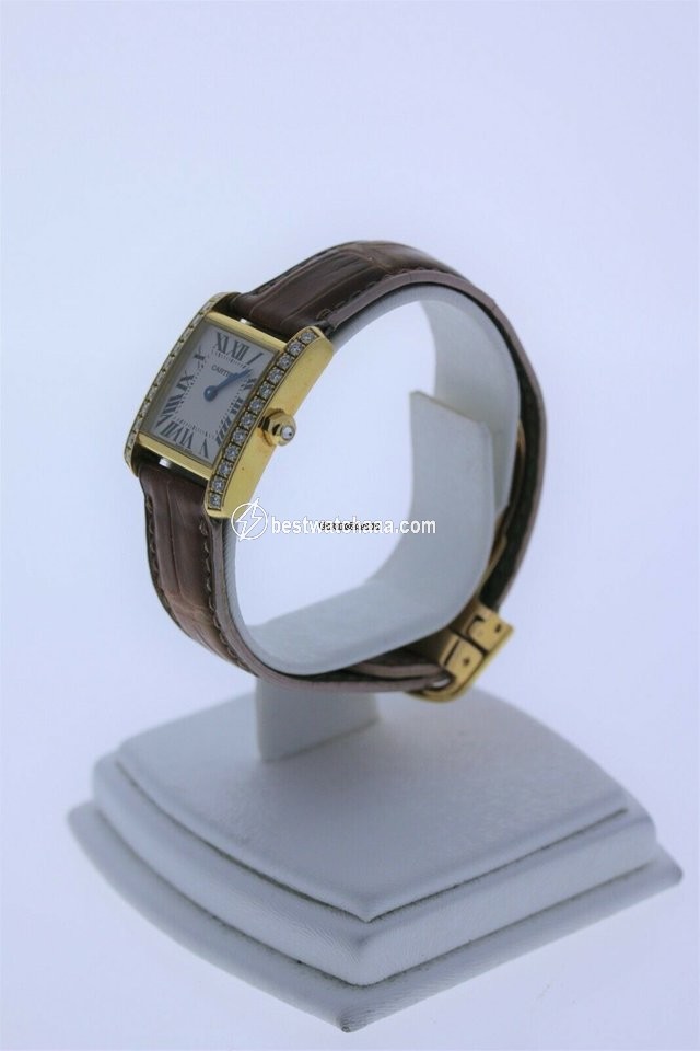 IMG_9081 Cartier Tank Francaise Quartz Yellow gold WE100151 Replica 7