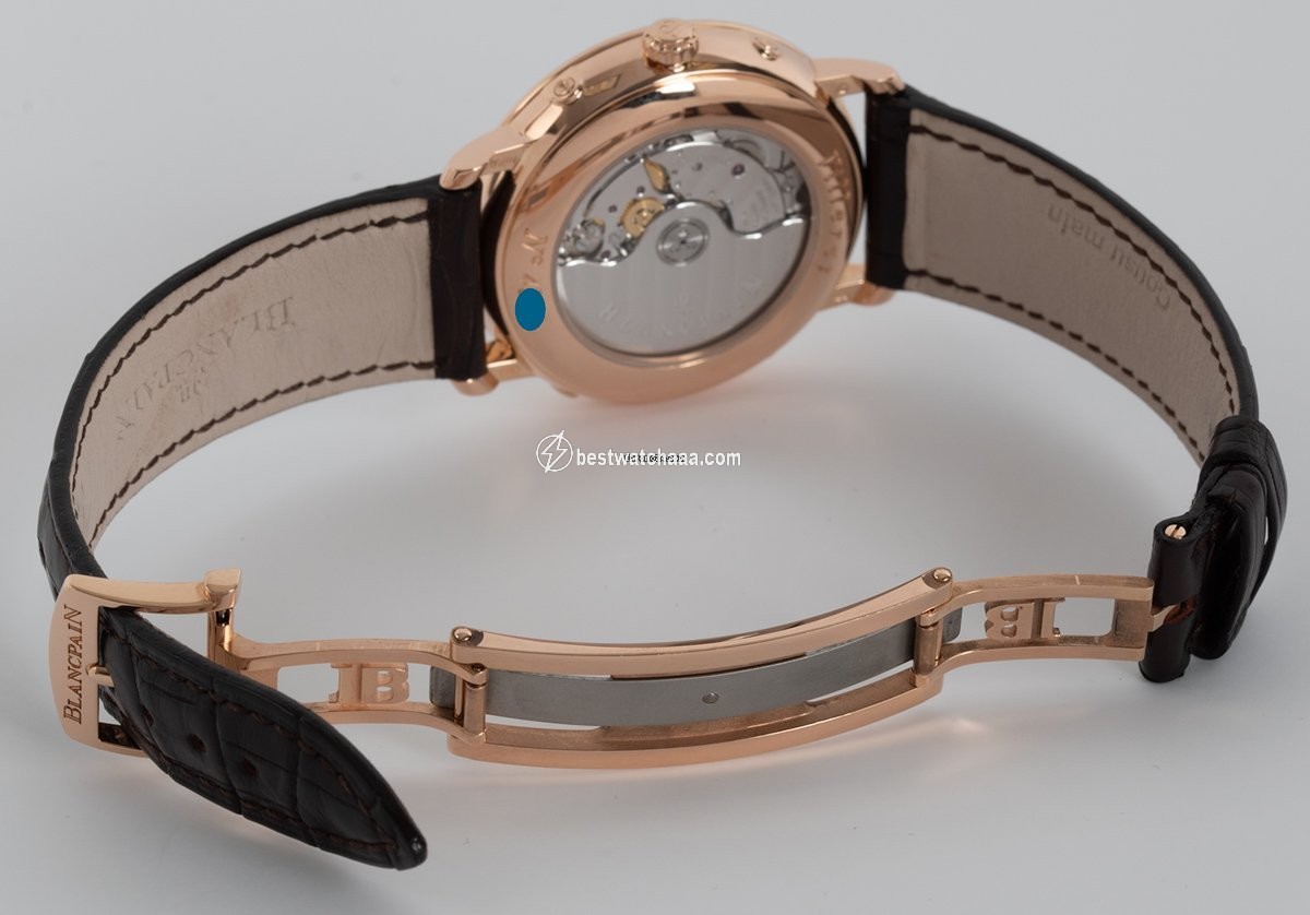 IMG_9081 Blancpain Mens watch Unisex Automatic Rose gold 6263-3642-55B Replica 7
