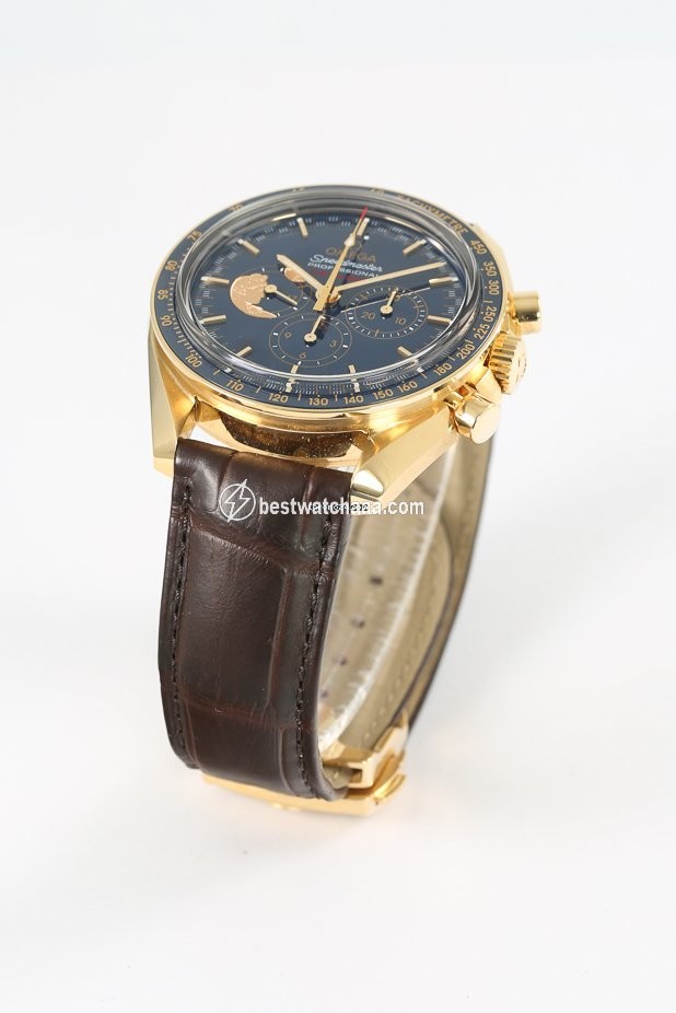 IMG_9081 Omega Speedmaster Professional Moonwatch Mens watch Unisex Manual winding Yellow gold 311.63.42.30.03.001 Replica 7