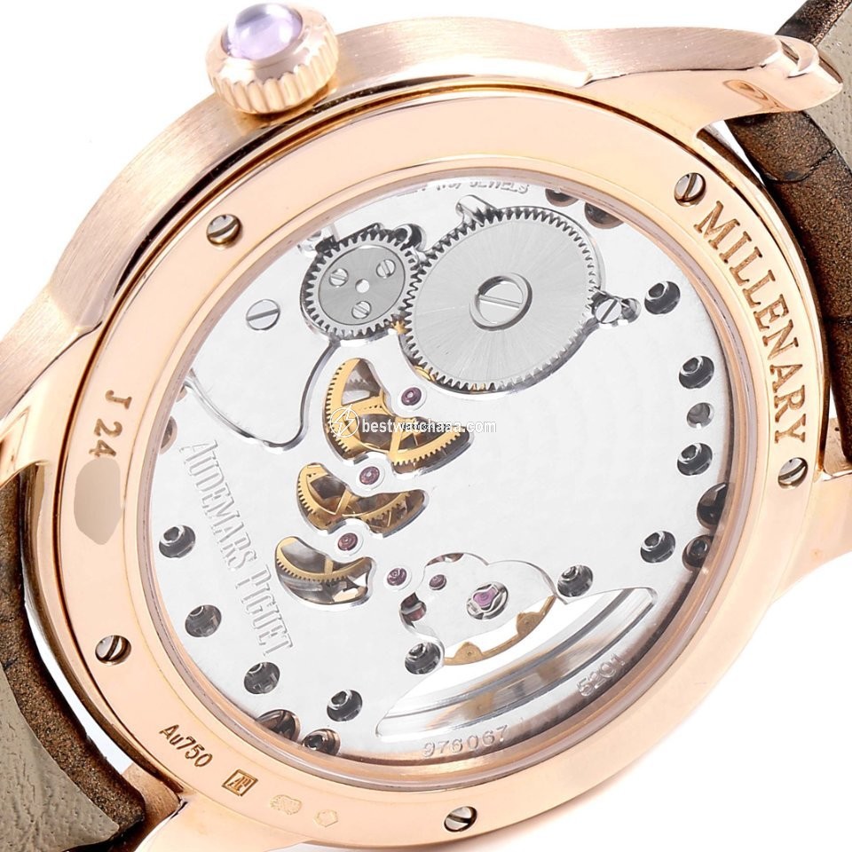 IMG_9081 Audemars Piguet Millenary Womens watch Manual winding Rose gold 77247OR.ZZ.1272OR.01 Replica 7