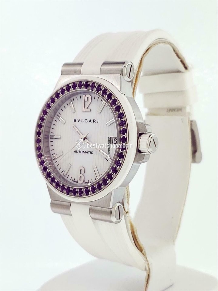 IMG_9081 Bulgari Diagono Womens watch Automatic Steel DG 35 S Replica 7