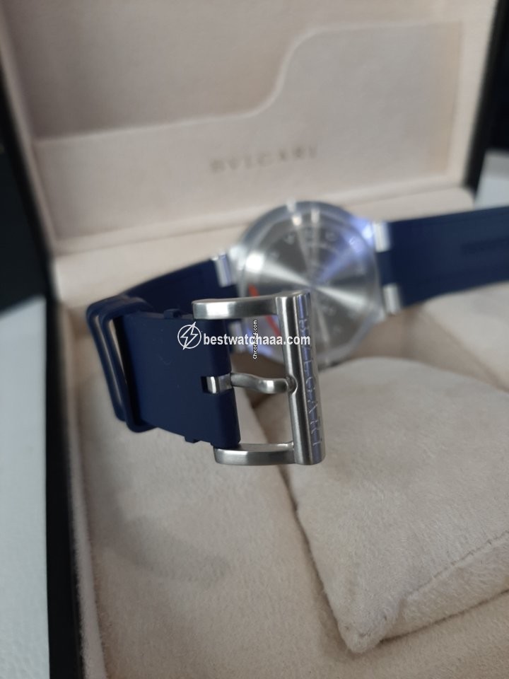 IMG_9081 Bulgari Diagono Mens watch Unisex Automatic Steel DP41 Replica 7