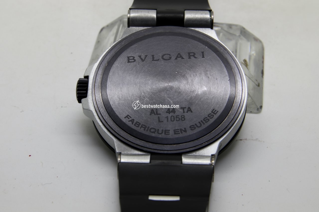 IMG_9081 Bulgari Diagono Mens watch Unisex Automatic Aluminum AL44TA Replica 7