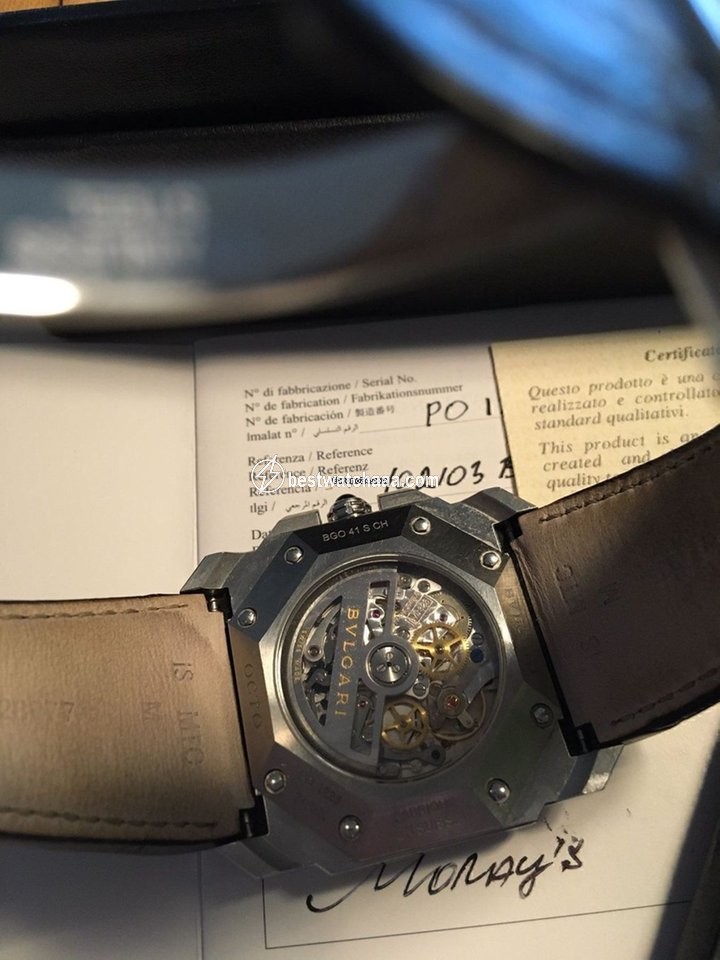 IMG_9081 Bulgari Octo Mens watch Unisex Automatic Steel 102103 Replica 7