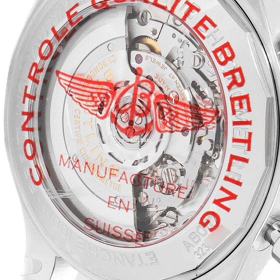 IMG_9081 Breitling Aviator 8 Mens watch Unisex Automatic Steel AB0117131B1P1 Replica 7
