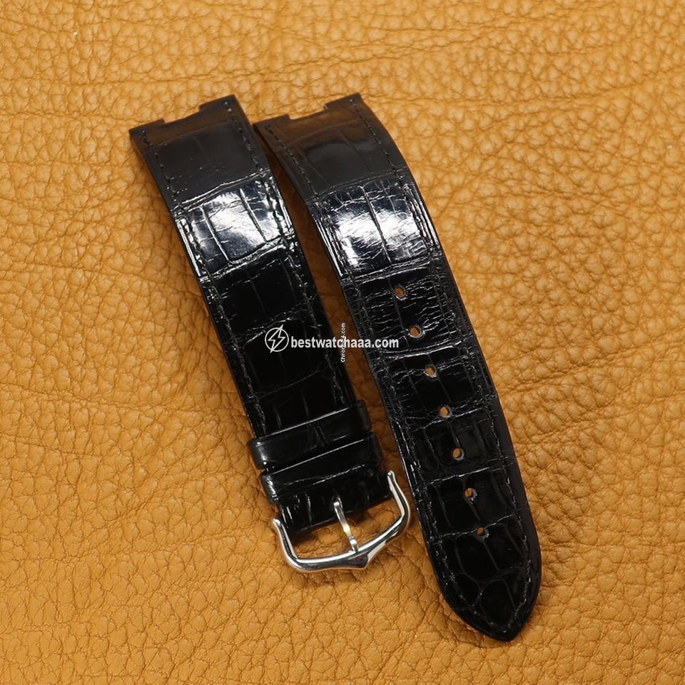 IMG_9081 Cartier Baignoire Mens watch Unisex Manual winding White gold W8000001 Replica 7