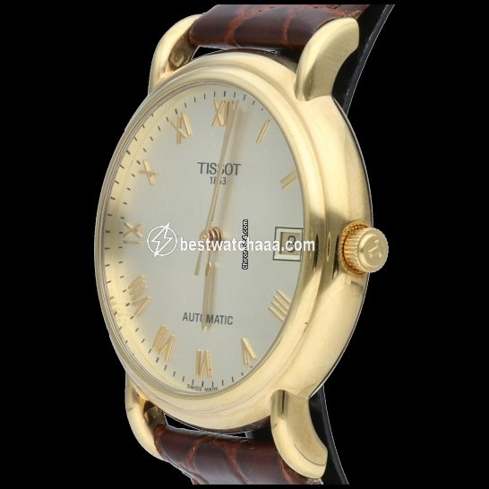 IMG_9081 Tissot Carson Mens watch Unisex Automatic Yellow gold T0854073601100 Replica 7