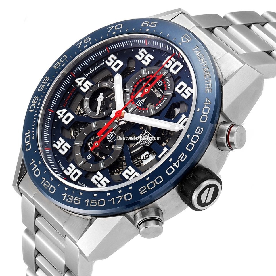 IMG_9081 TAG Heuer Carrera Calibre HEUER 01 Mens watch Unisex Automatic Steel CAR2A1K.BA0703 Replica 7