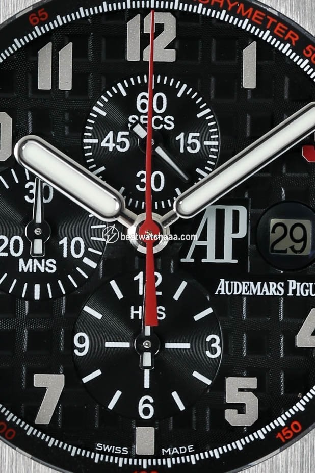 IMG_9081 Audemars Piguet Royal Oak Offshore Chronograph Mens watch Unisex Automatic Steel 26133ST. 00.A101CR.01 Replica 7