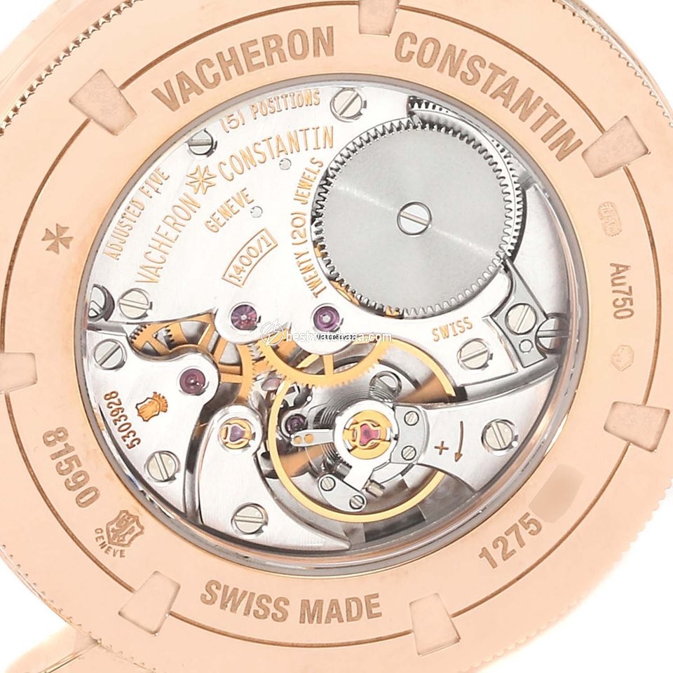 IMG_9081 Vacheron Constantin Patrimony Womens watch Manual winding Rose gold 81590 000R-9847 Replica 7