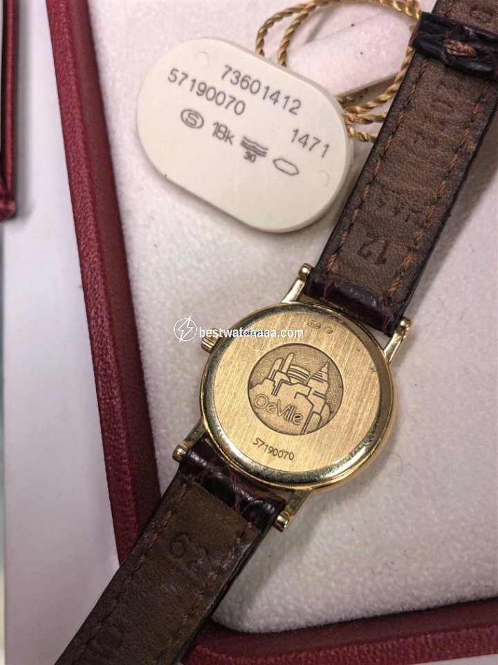 IMG_9081 Omega De Ville Womens watch Quartz Yellow gold 7360.14.12 Replica 7