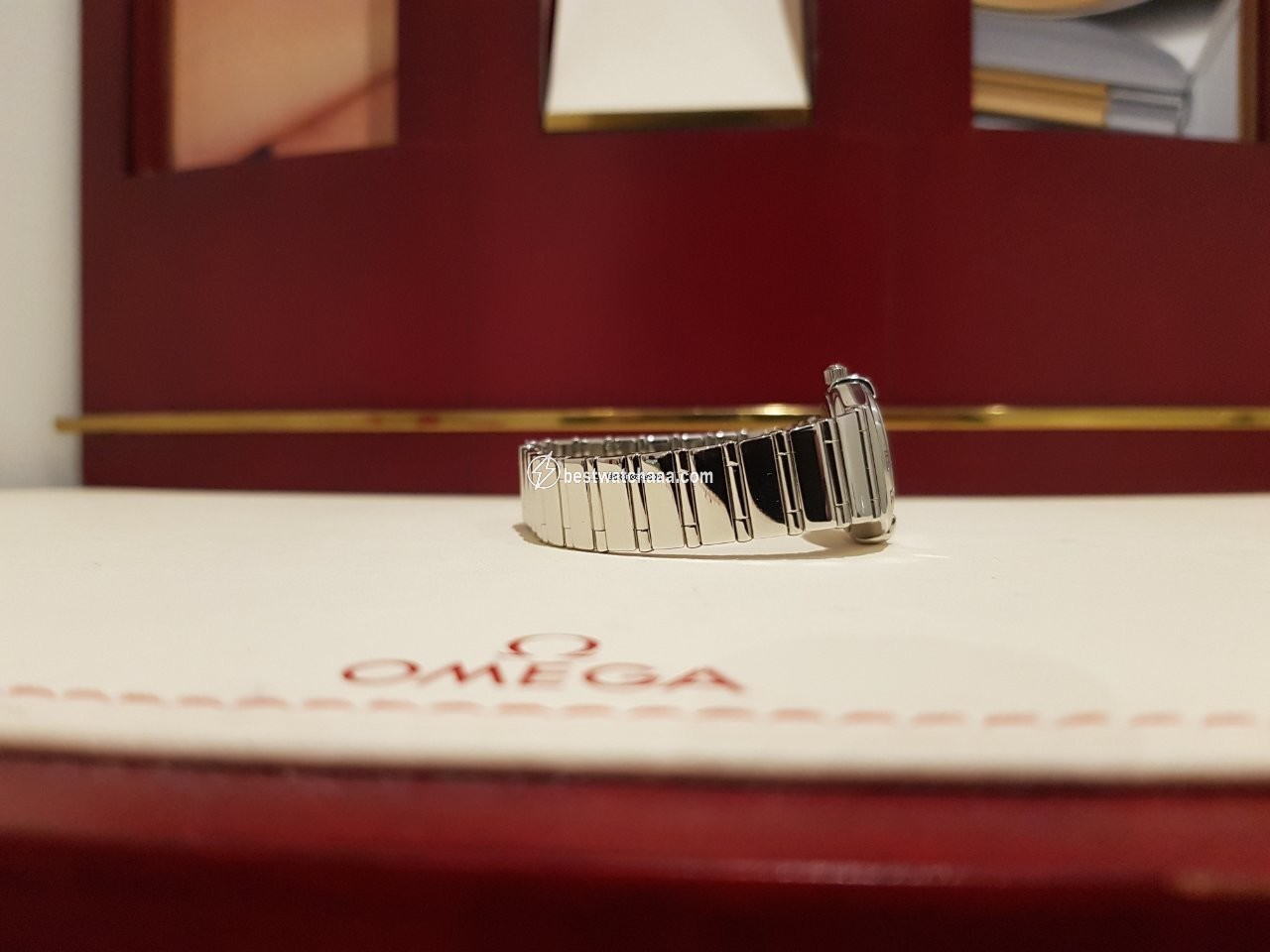 IMG_9081 Omega Constellation Womens watch Quartz Steel 1566.86.00 Replica 7