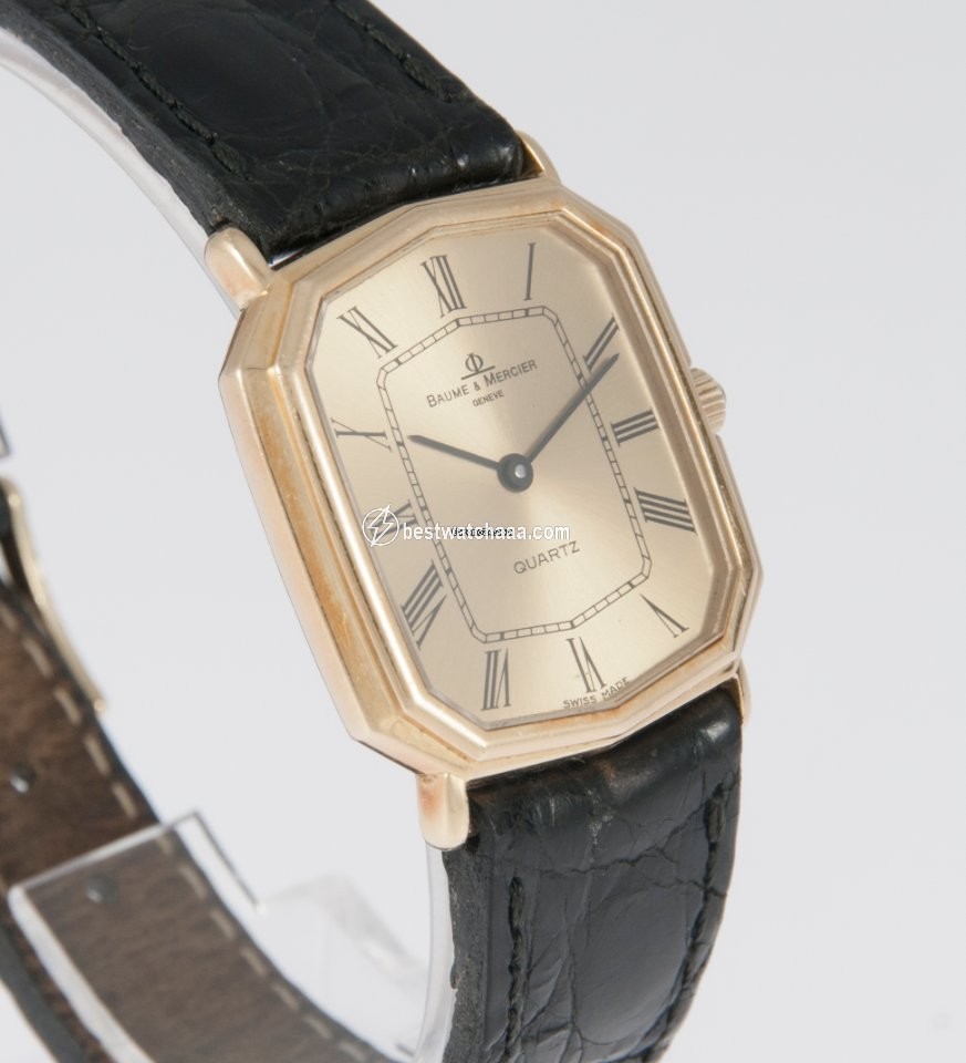 IMG_9081 Baume & Mercier Mens watch Unisex Quartz Yellow gold 17245 Replica 7