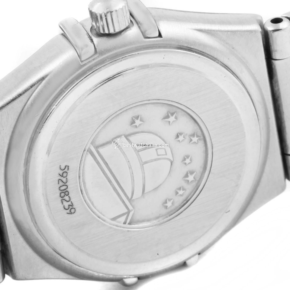 IMG_9081 Omega Constellation Ladies Womens watch Quartz Steel 1460.75.00 Replica 7
