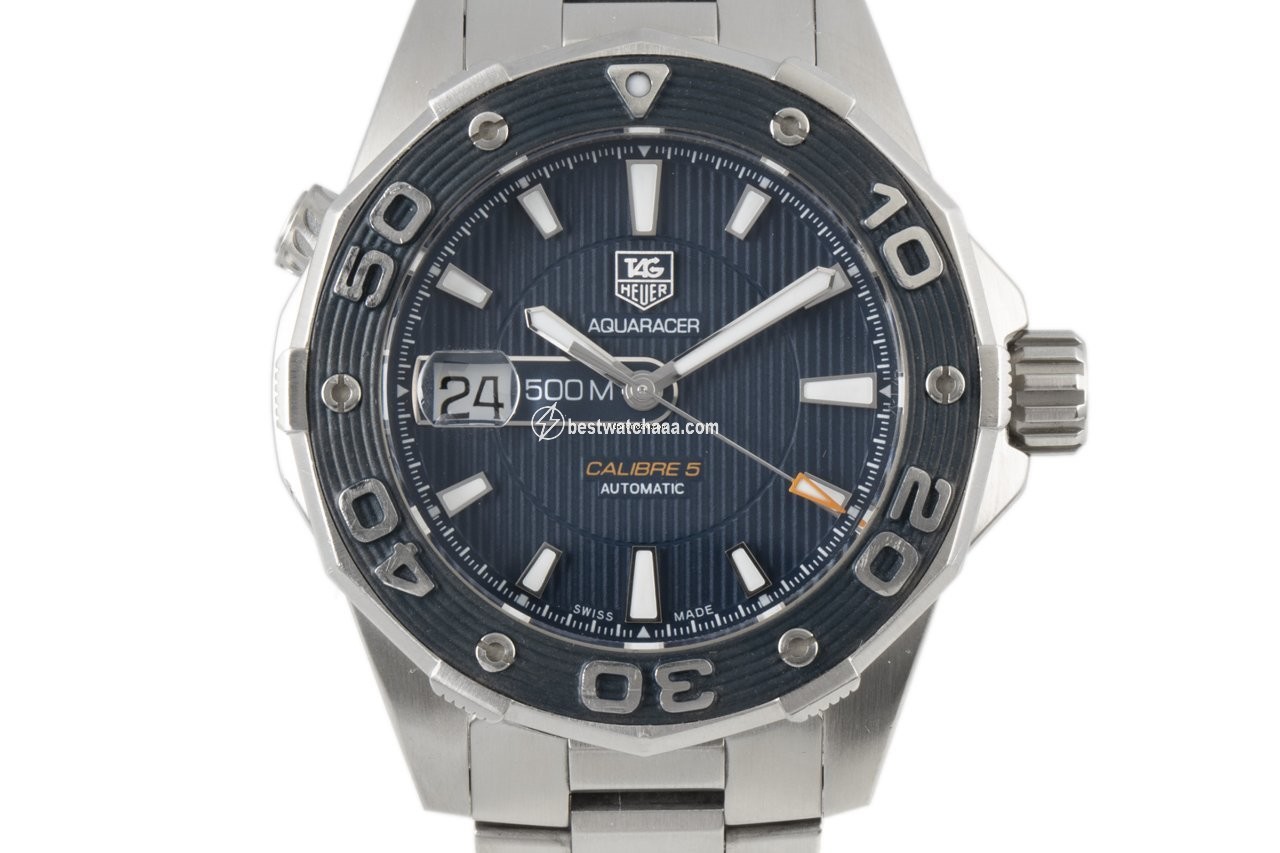 IMG_9081 TAG Heuer Aquaracer 500M Mens watch Unisex Automatic Steel WAJ2112 Replica 7