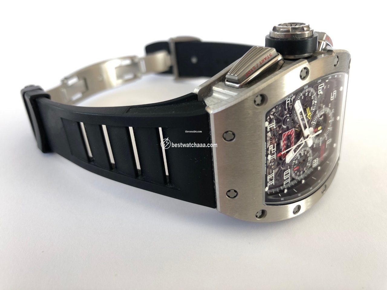 IMG_9081 Richard Mille RM 011 Mens watch Unisex Automatic Titanium RM11 Chronograph Replica 7