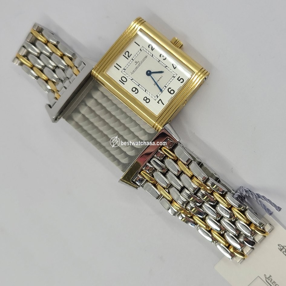 IMG_9081 Jaeger-LeCoultre Reverso Mens watch Unisex Quartz Gold Steel 252.5.47 Replica 7