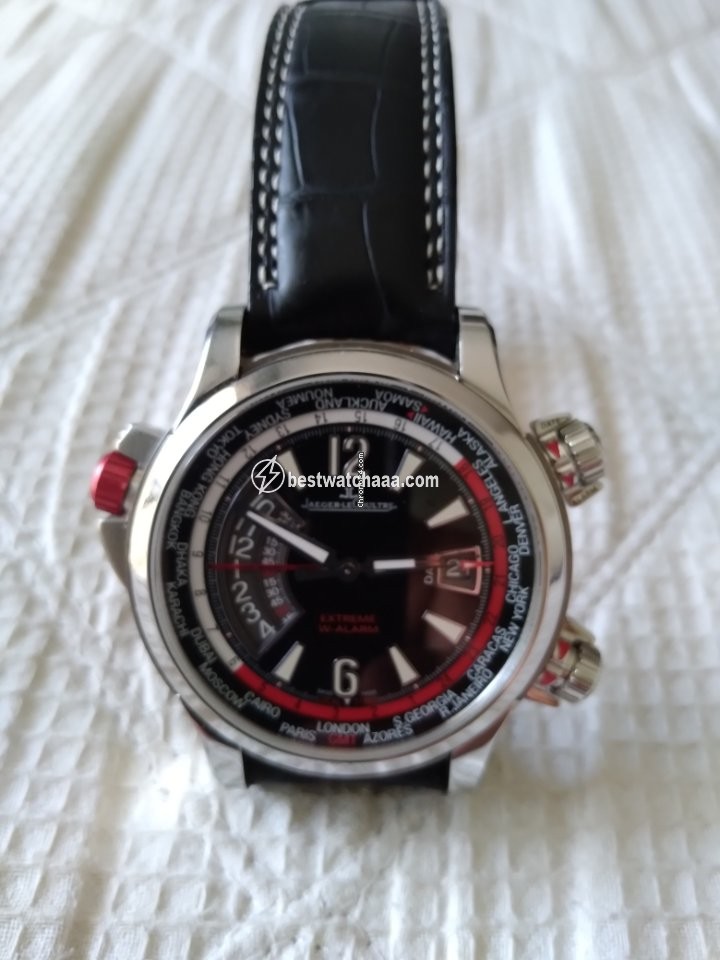 IMG_9081 Jaeger-LeCoultre Master Compressor Extreme W-Alarm Mens watch Unisex Automatic Steel 1508420 Replica 7