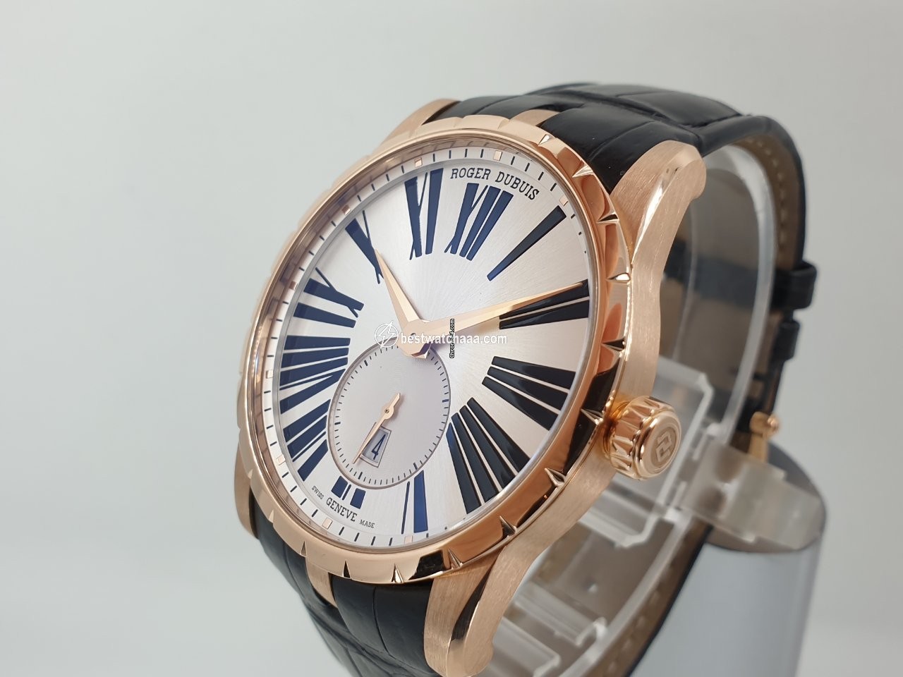 IMG_9081 Roger Dubuis Excalibur Mens watch Unisex Automatic Rose gold DBEX0538 Replica 7