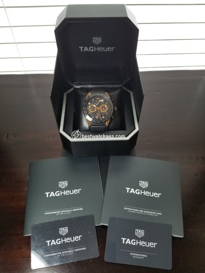 IMG_9081 TAG Heuer Carrera Heuer-02T Mens watch Unisex Automatic Titanium CAR5A5Y.FC6377 Replica 7