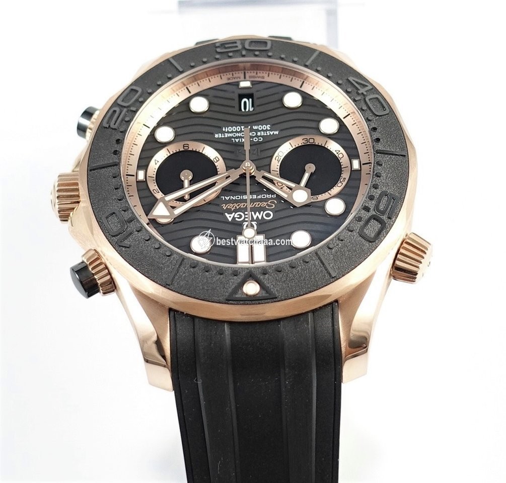 IMG_9081 Omega Seamaster Diver 300 M Mens watch Unisex Automatic Rose gold 210.62.44.51.01.001 Replica 7