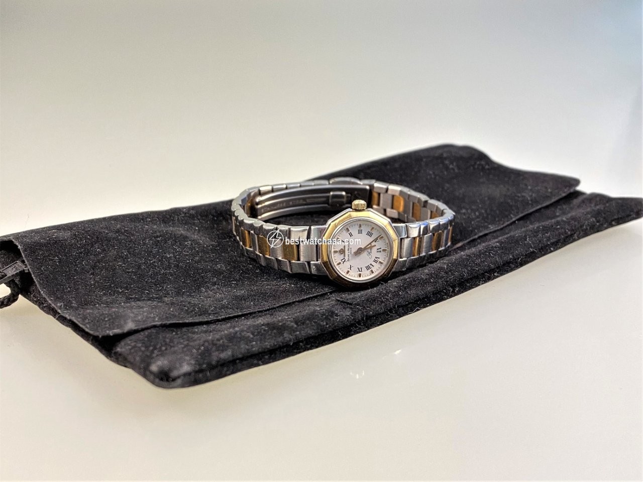 IMG_9081 Baume & Mercier Riviera Womens watch Quartz Gold Steel 5232.038 Replica 7