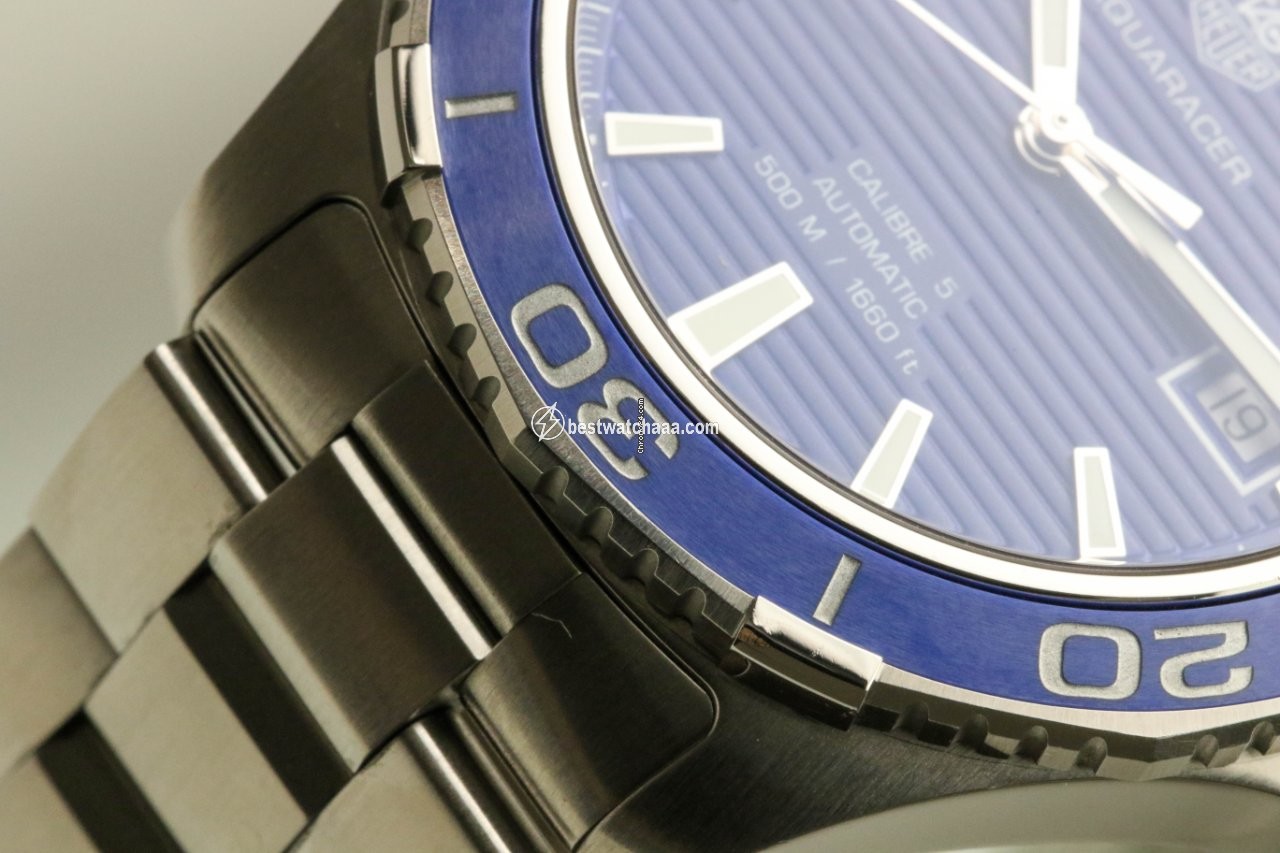 IMG_9081 TAG Heuer Aquaracer 500M Mens watch Unisex Automatic Steel WAK2111.BA0830 Replica 7