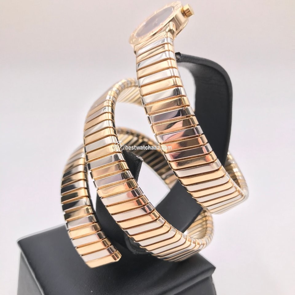 IMG_9081 Bulgari Womens watch Quartz Yellow gold BB191T Replica 7