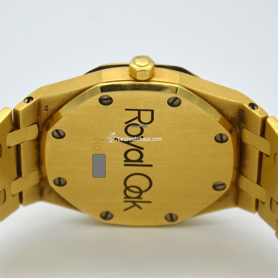 IMG_9081 Audemars Piguet Royal Oak Mens watch Unisex Automatic Yellow gold 4100BA Replica 7