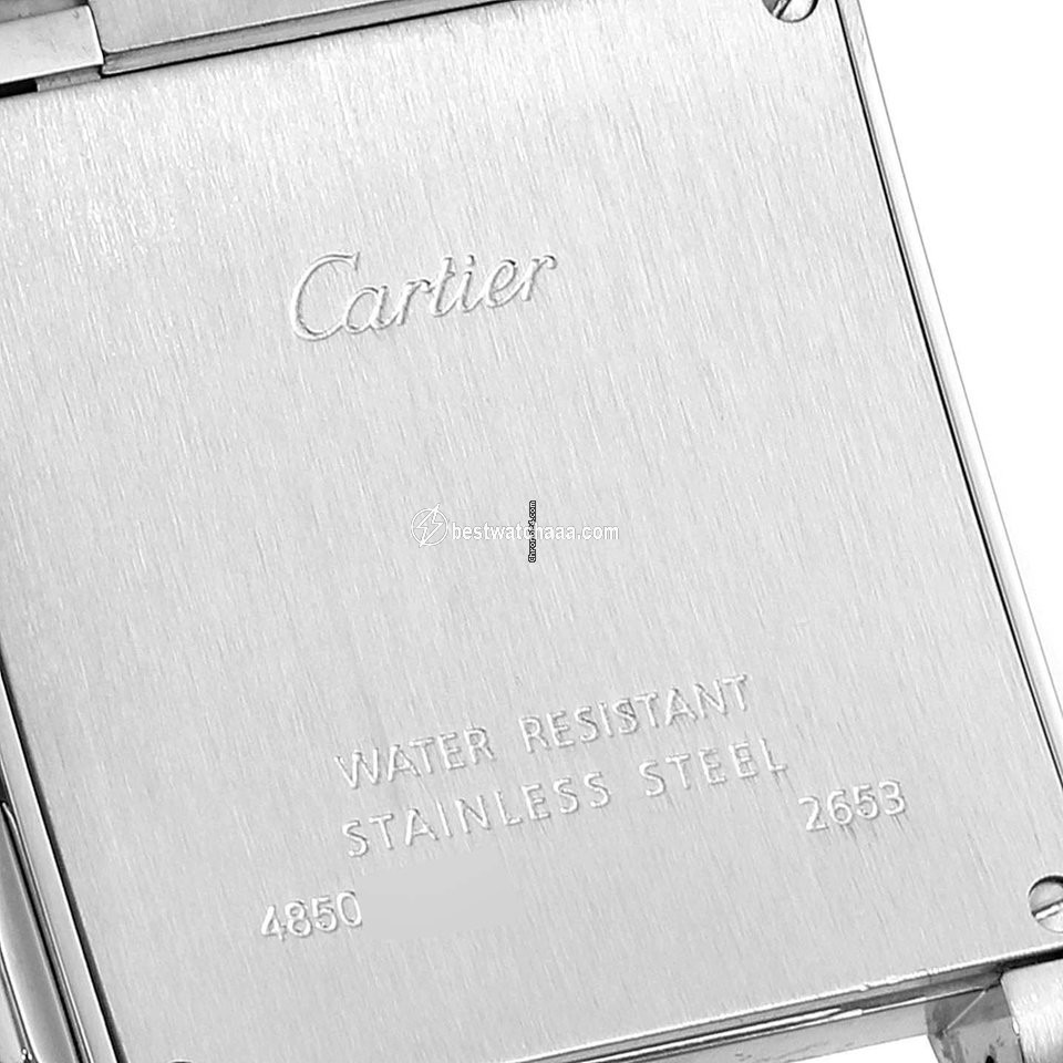 IMG_9081 Cartier Tank Francaise Mens watch Unisex Quartz W51024Q3 Replica 7